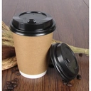 Thumbnail 4 of BIOPACK แก้วกาแฟ Double-Wall (แก้วDouble-wall 12oz + ฝาสีขาว ,50 ใบ) 4oz / 8oz / 12oz / 16oz แก้วกระดาษ 2 ชั้นพร้อมฝา แก้วกาแฟ ถ้วยกาแฟ แก้วกาแฟกระดาษ [[50 ใบ]]