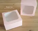 Thumbnail 2 of Boxjourney กล่องคัพเค้ก 4 ชิ้น สีชมพูจุด (เฉพาะกล่อง) (20 ใบ/แพค)