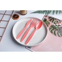 Thumbnail 5 of มีดพลาสติก สีเหลือง (กล่อง 2,000 ชิ้น) มีดสีพาสเทล มีดพลาสติกย่อยสลาย มีดใช้แล้วทิ้ง มีดสีสันสดใส