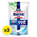 Thumbnail 2 of มาจิคลีน น้ำยาทำความสะอาดพื้น ฆ่าเชื้อแบคทีเรีย ฟ้า 700 มล. x 3