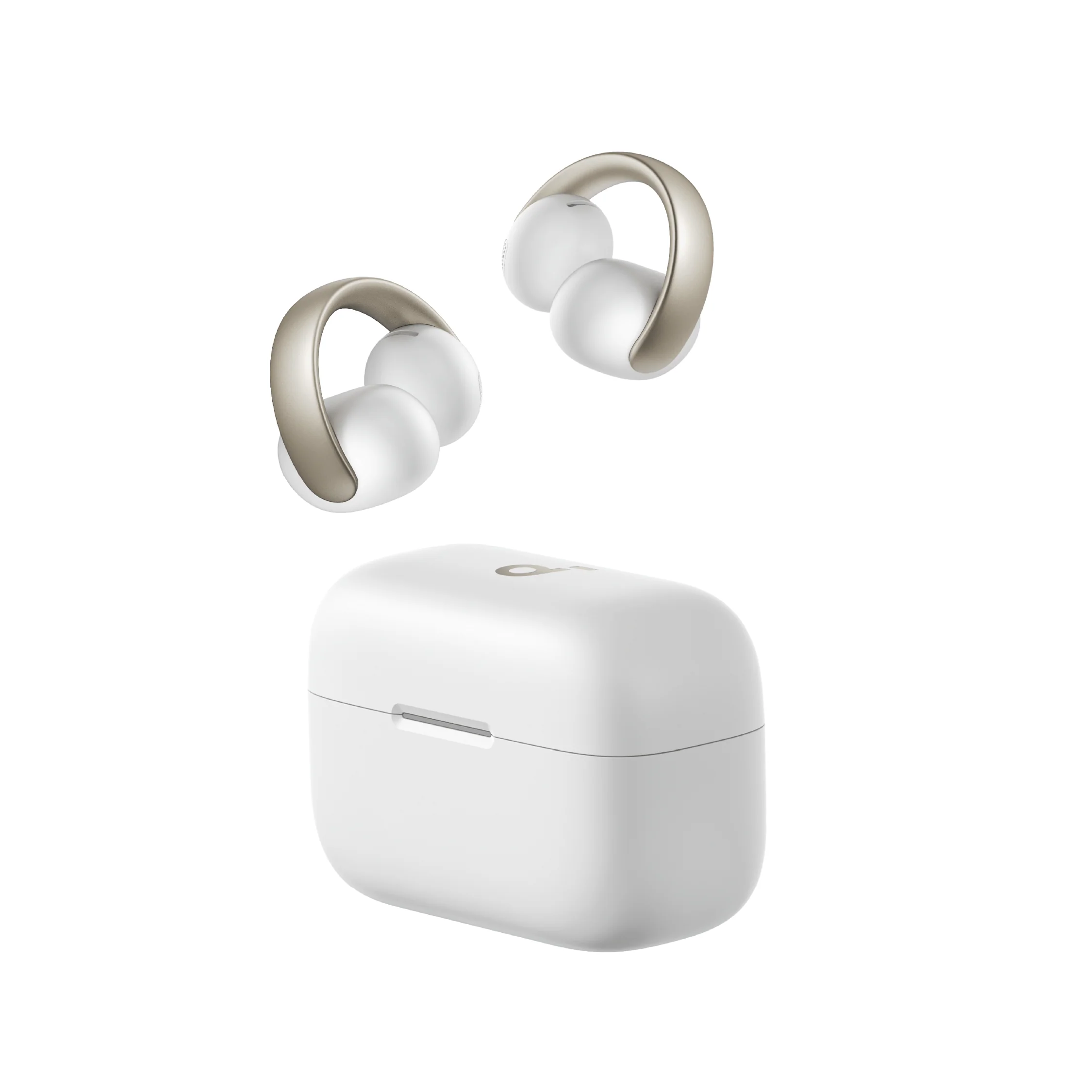 Soundcore หูฟังบลูทูธไร้สาย AeroClip Clip-On Open-ear Earbuds (สีขาว) รุ่น A3388H21