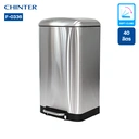 Thumbnail 2 of ถังขยะสแตนเลส ฝาปิดไร้เสียง ทรงเหลี่ยม ขนาด 40 ลิตร - CHINTER F336-S909 เหลี่ยม