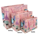 Thumbnail 3 of Matapat ถุงกระดาษพรีเมี่ยมกันน้ำ (ใหญ่ 30x27x12,1 ใบ) ถุงกระดาษของขวัญกันน้ำ ถุงกระดาษลายสวยๆ ถุงหิ้วกระดาษสีชมพู