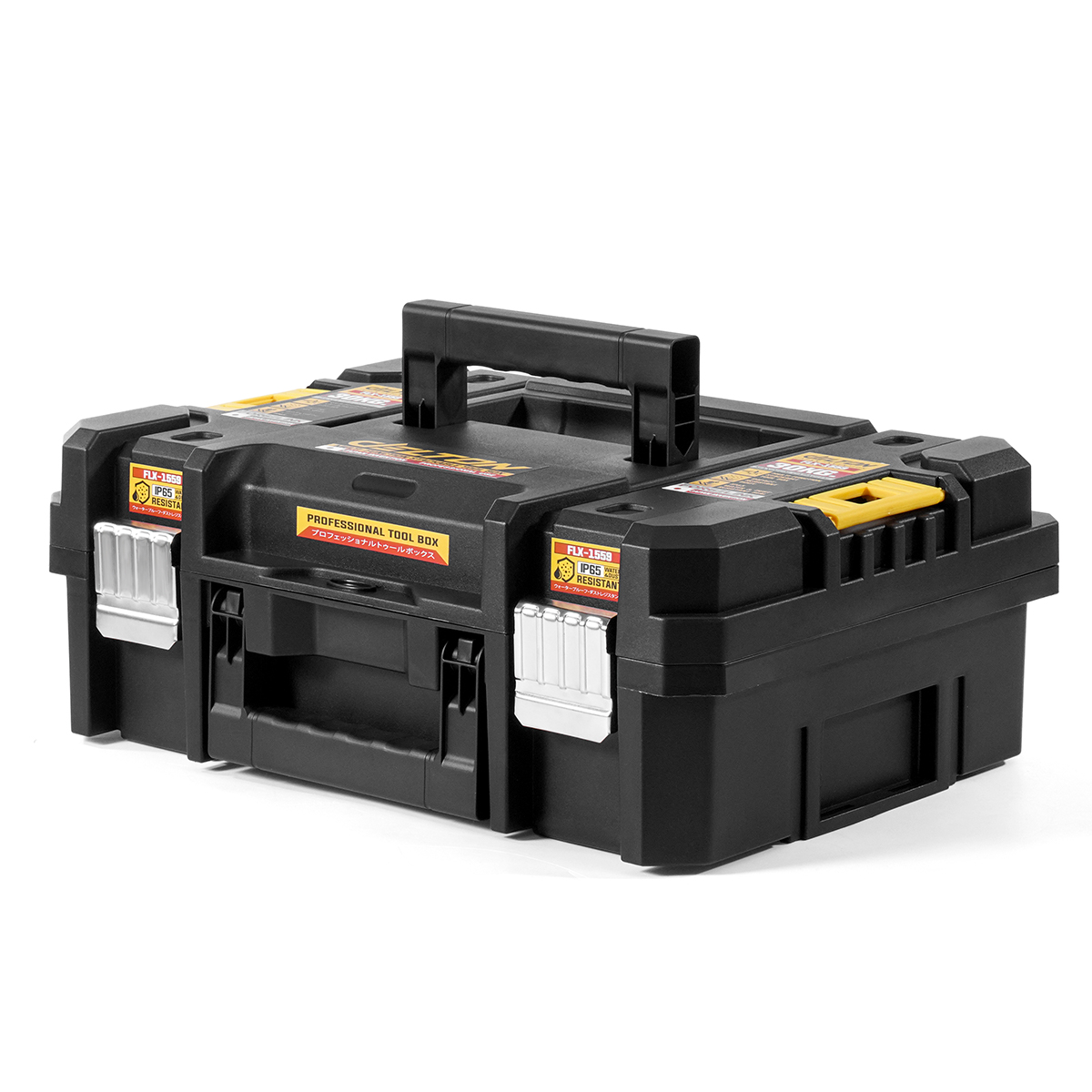 DELTON กล่องเครื่องมือช่าง Combo Kit FORGELINK รุ่น FLX-1559 กันกระแทก วางซ้อนล็อคต่อกันได้