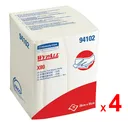 Thumbnail 2 of WYPALL X80 Wiper - Code 94102 - Multi-Purpose Heavy Duty Wiping Cloths - Made with Pulp Fiber and Polypropylene - Quarter-Folded - Sheet Size 28 x 35 CM. - White - 4 x 70 Sheets