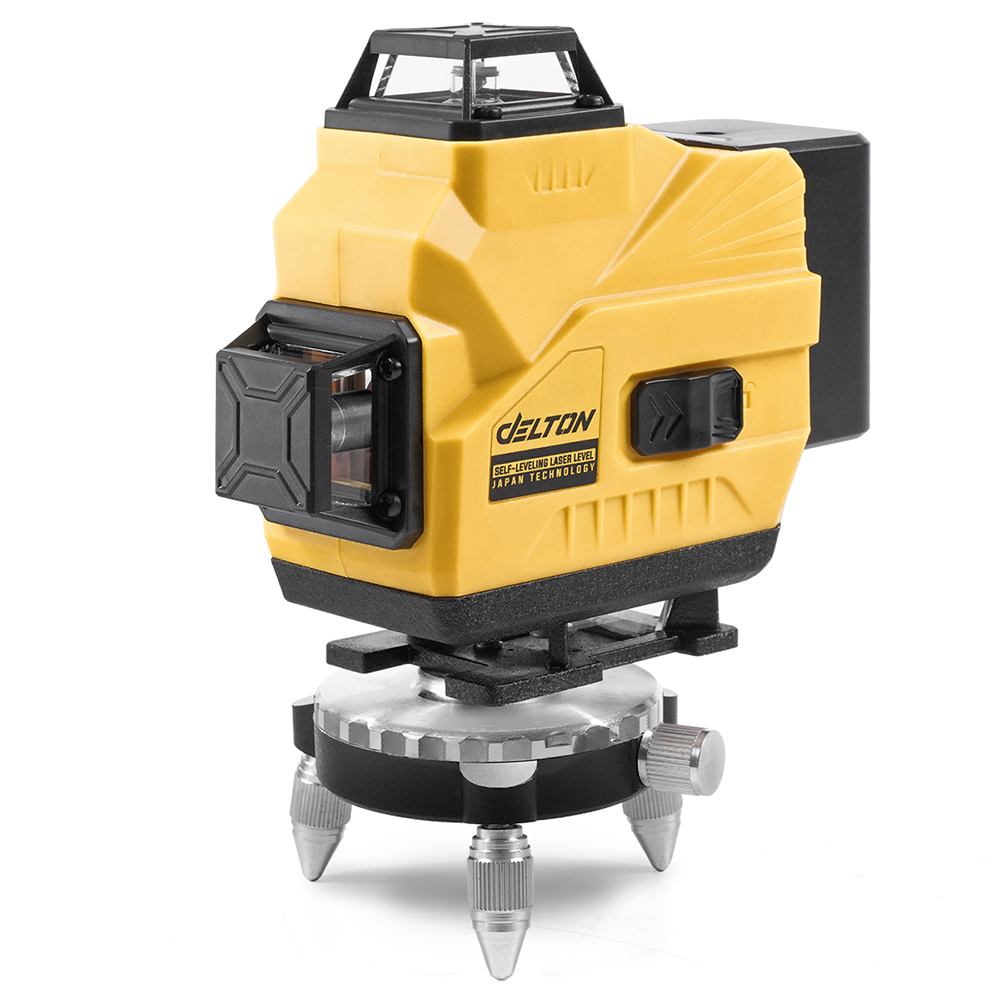 DELTON เครื่องวัดระดับเลเซอร์ 4 มิติ 16 แกน 360 องศา ลําแสงสีเขียว รุ่น 4D-16GN แบตเตอรี่ขนาดใหญ่ 2 ก้อน และอุปกรณ์ครบชุด