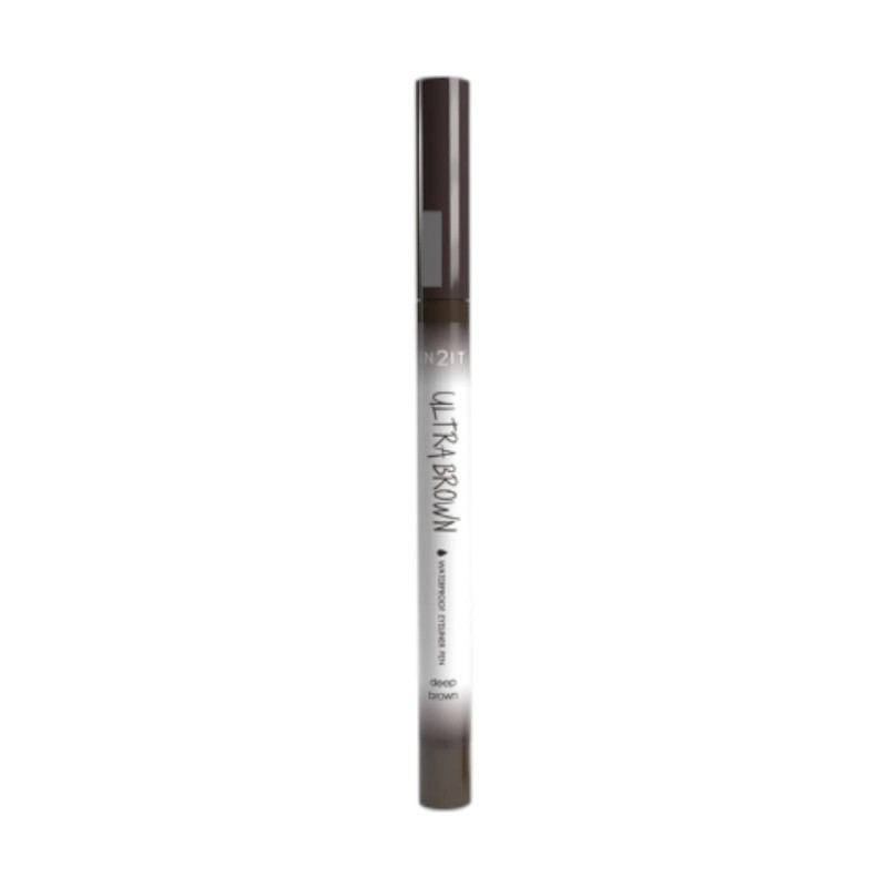 IN2IT Ultrablack & Ultrabrown Waterproof Eyeliner Pen - อายไลน์เนอร์ [EUB] EUB01-Black