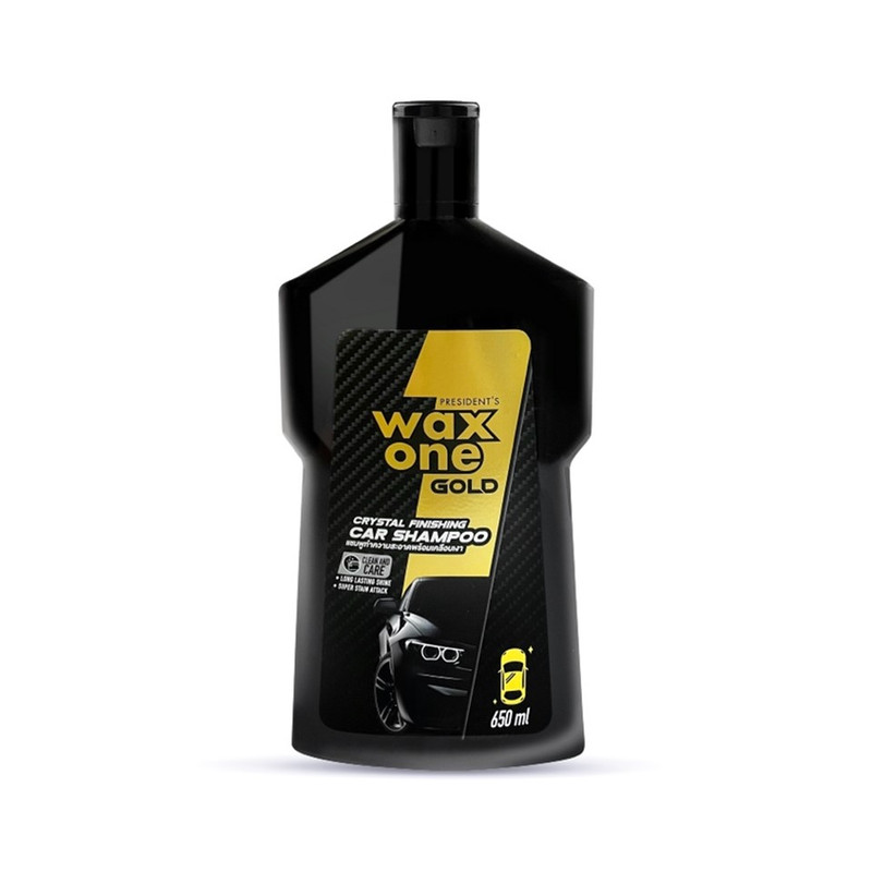 President's WaxOne Gold Crystal Finishing Car Shampoo แชมพูทําความสะอาดพร้อมเคลือบเงา
