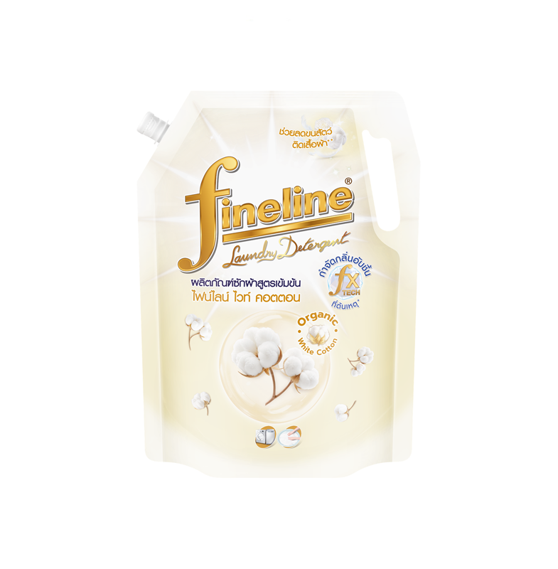 Fineline Concentrated Laundry Detergent White Cotton 1,250ml.,  White