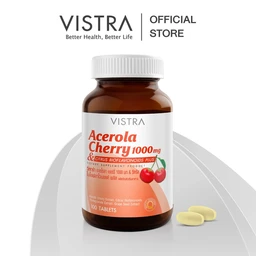Thumbnail 2 of วิสทร้า ผลิตภัณฑ์เสริมอาหาร แอเซอโรลา เชอร์รี่ 1000 มก.100 เม็ด