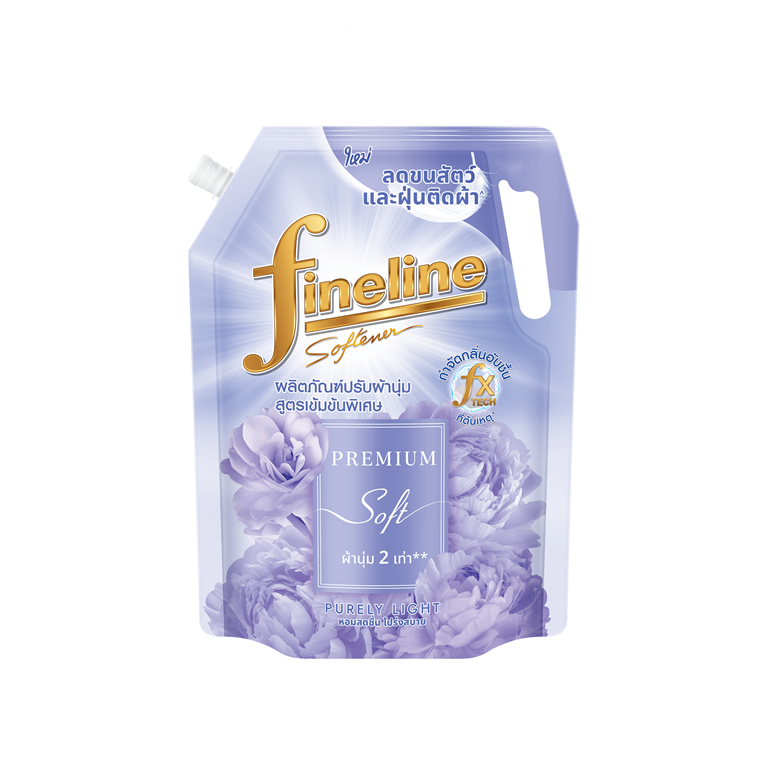 [Case]Fineline Premium Soft Fabric Softener Concentrated.  1000  ml.   Violet x6