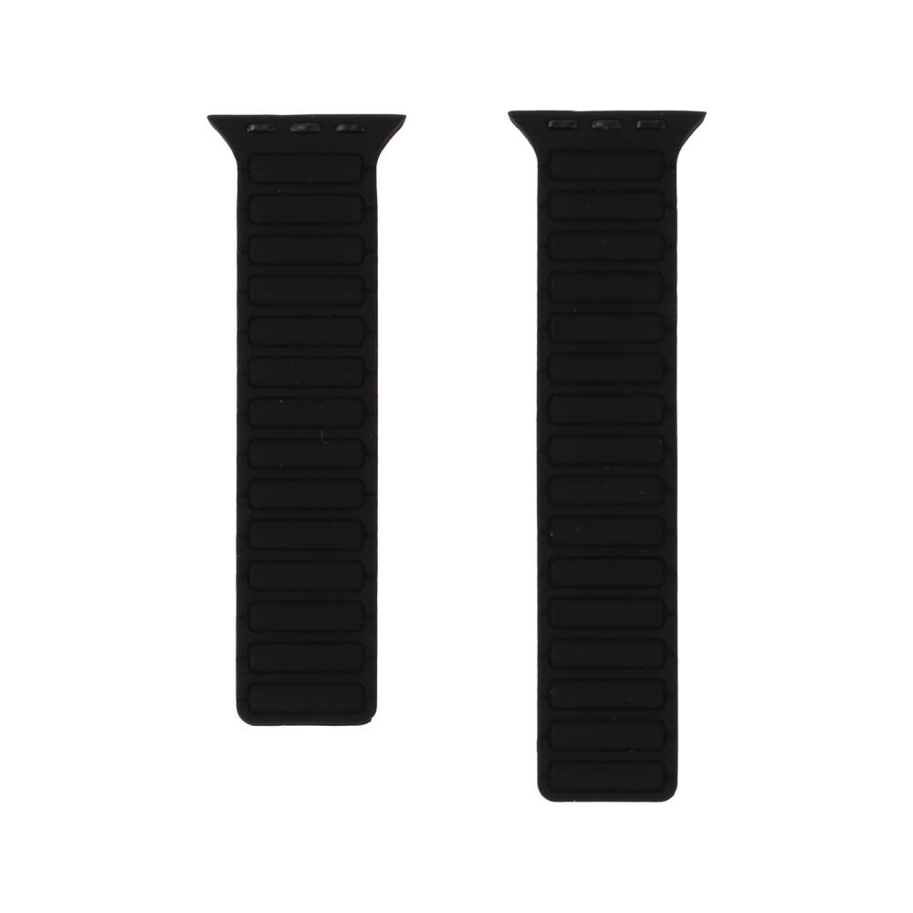 BLUE BOX Apple Watch Strap Series 6,7,8,9,10,11,SE1,SE2 39/40/41/42mm Mag Flex Black