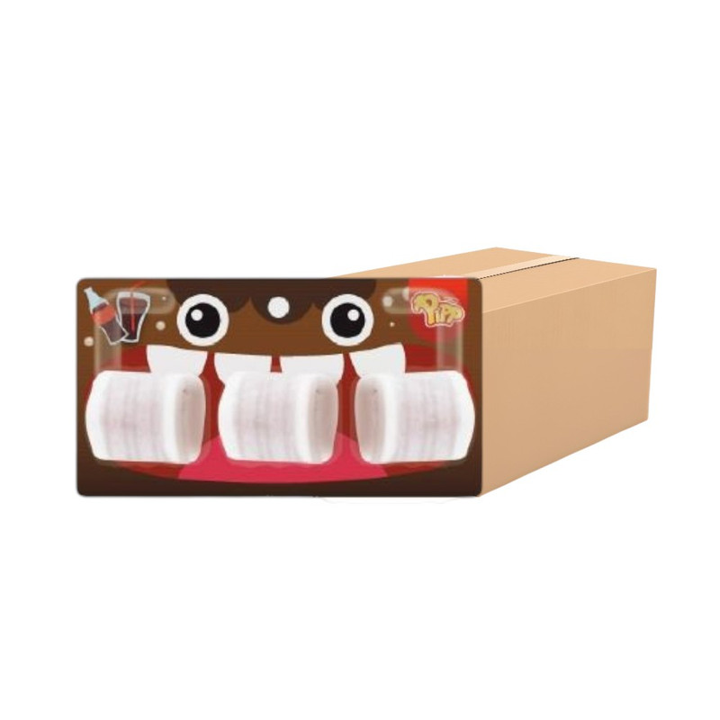 GUMMY ROLL COLA FLAVOR (PIPP BRAND) 21g x 12 pcs x 24 pack