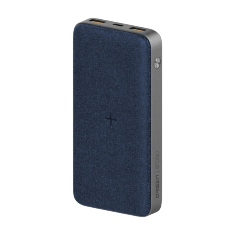 Orsen by Eloop EW40 แบตสํารองไร้สาย 20000mAh Wireless Charge 15W Powerbank พาวเวอร์แบงค์ Blue