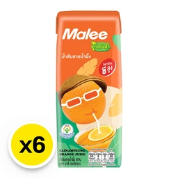 Thumbnail 2 of มาลี ทรอปิคอล น้ำส้มสายผึ้ง 20% 180 มล. x 6