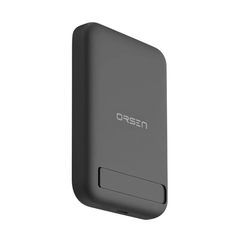 Orsen by Eloop EW52 แบตสํารองไร้สาย 10000mAh PowerBank พาวเวอร์แบงค์ Wireless Charge Type C Black
