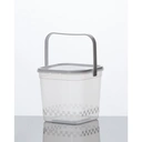 Thumbnail 1 of Panda Outlet ถังน้ำดื่มทรงสี่เหลี่ยม (1,000 ml.) + ฝาปิด + หู ขาว,ไม่เจาะรู (ลัง 300 ชิ้น)