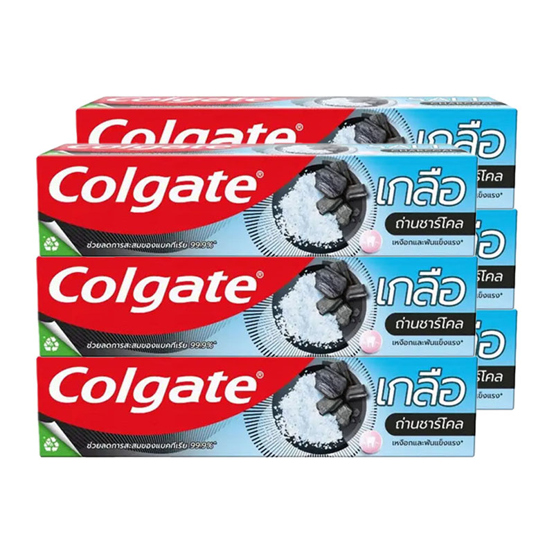 COLGATE Toothpaste Salt Charcoal 150 g x 6