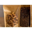 Thumbnail 2 of Matapat ถุงคราฟท์สีน้ำตาล (รุ่นเต็ม) (16x24 + 4 ซม.) หน้าต่างใส ตั้งได้ มีซิปล็อค Brown Kraft Window Zip bag ถุงซิปล็อค ซองเมล็ดพันธุ์ ซองใส่ขนม