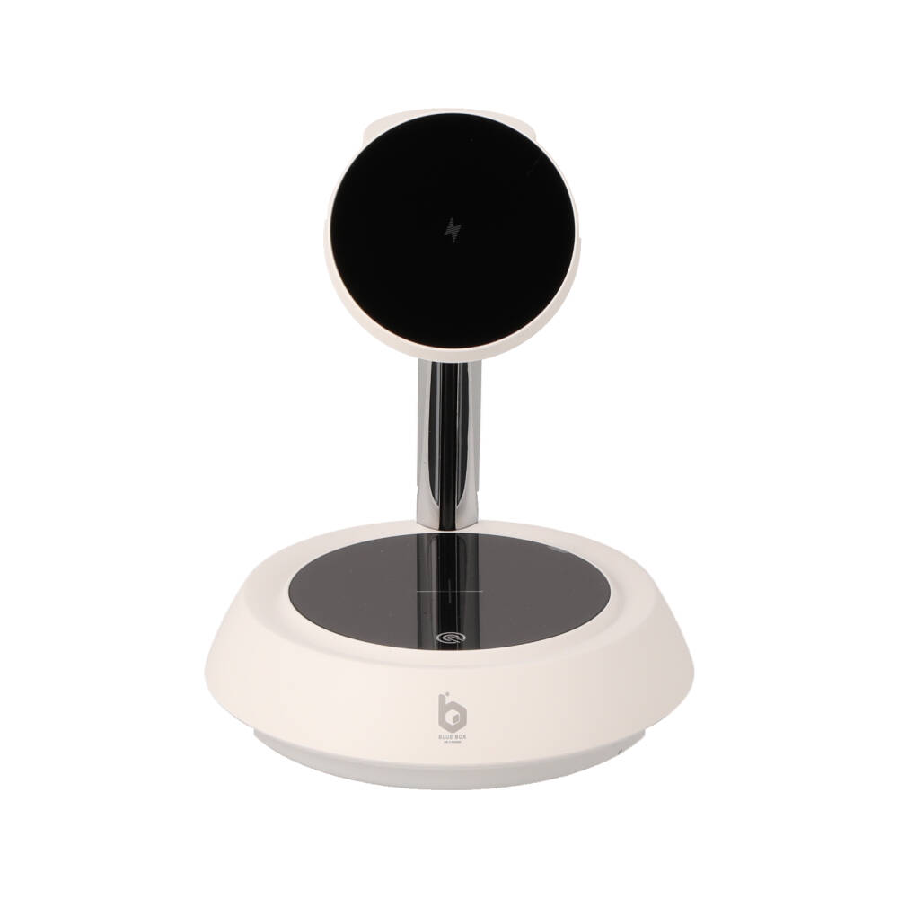 BLUE BOX Wireless Charger Magnetic Stand 3-in-1 Model BB-WS01 15W White