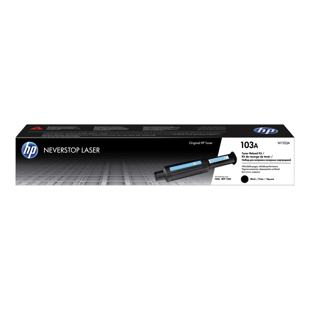 HP TONER (หมึกสําหรับเครื่องพิมพ์) 103A BLACK ORIGINAL NEVERSTOP LASER TONER RELOAD KIT (W1103A)
