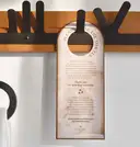 Thumbnail 1 of วันเวิร์ค ป้ายส่งเสริมการใช้ผ้าขนหนูซ้ำ ป้ายรักษ์โลก ลายคลาสสิค (แพ็ค 50 ชิ้น) Onework Towels Tag, Save nature tag Classic Style (Pack 50 pcs.)