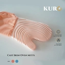 Thumbnail 1 of KURO ถุงมือซิลิโคนกันความร้อน สีส้ม