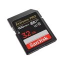 Thumbnail 2 of SANDISK 32GB SD Card  Extreme Pro SDSDXXO-032G-GN4IN (100MB/s,) - A0155900