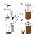 Thumbnail 3 of เหยือก กาชงกาแฟ ที่ชงกาแฟสแตนเลสผนัง 2 ชั้น Cylinder ขนาด 3 ถ้วย -สแตนเลส