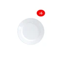 Thumbnail 1 of TOP จานกลมตื้น ABS ขนาด 9 นิ้ว แพ็ค 6