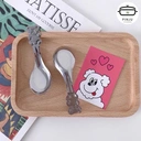 Thumbnail 1 of PINJU ช้อนกลาง ช้อนขนม ช้อนสำหรับเด็ก สแตนเลส ช้อนตักแกง ช้อนสแตนเลส ช้อนกลาง ช้อนก๋วยเตี๋ยว ช้อนสั้น