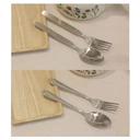 Thumbnail 4 of ชุดช้อนส้อม หนา 2 มม. คละลาย x 6 คู่