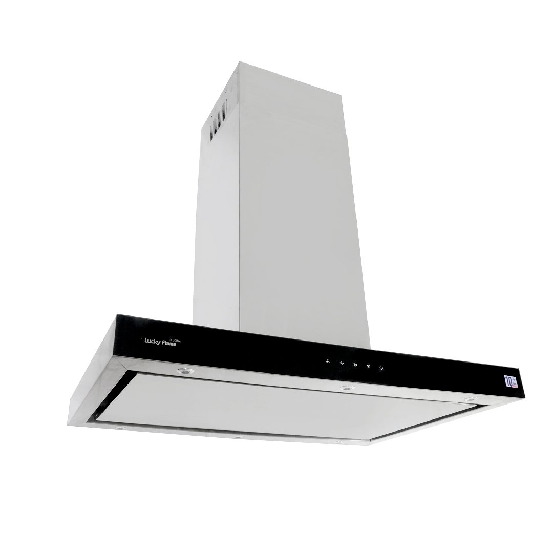 ลัคกี้เฟลม เครื่องดูดควันกลางห้อง รุ่น TR-900is ควบคุมระบบสัมผัสแบบ Invisible Touch ขนาด 120 Cm