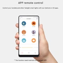 Thumbnail 2 of โคมไฟแอลอีดีแสงเทียน สีทอง