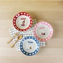 Thumbnail 3 of ซุปเปอร์ ล็อค จานเซรามิก ลายลิขสิทธิ์แท้ มูมิน รุ่น 8102 8 นิ้ว สีฟ้า