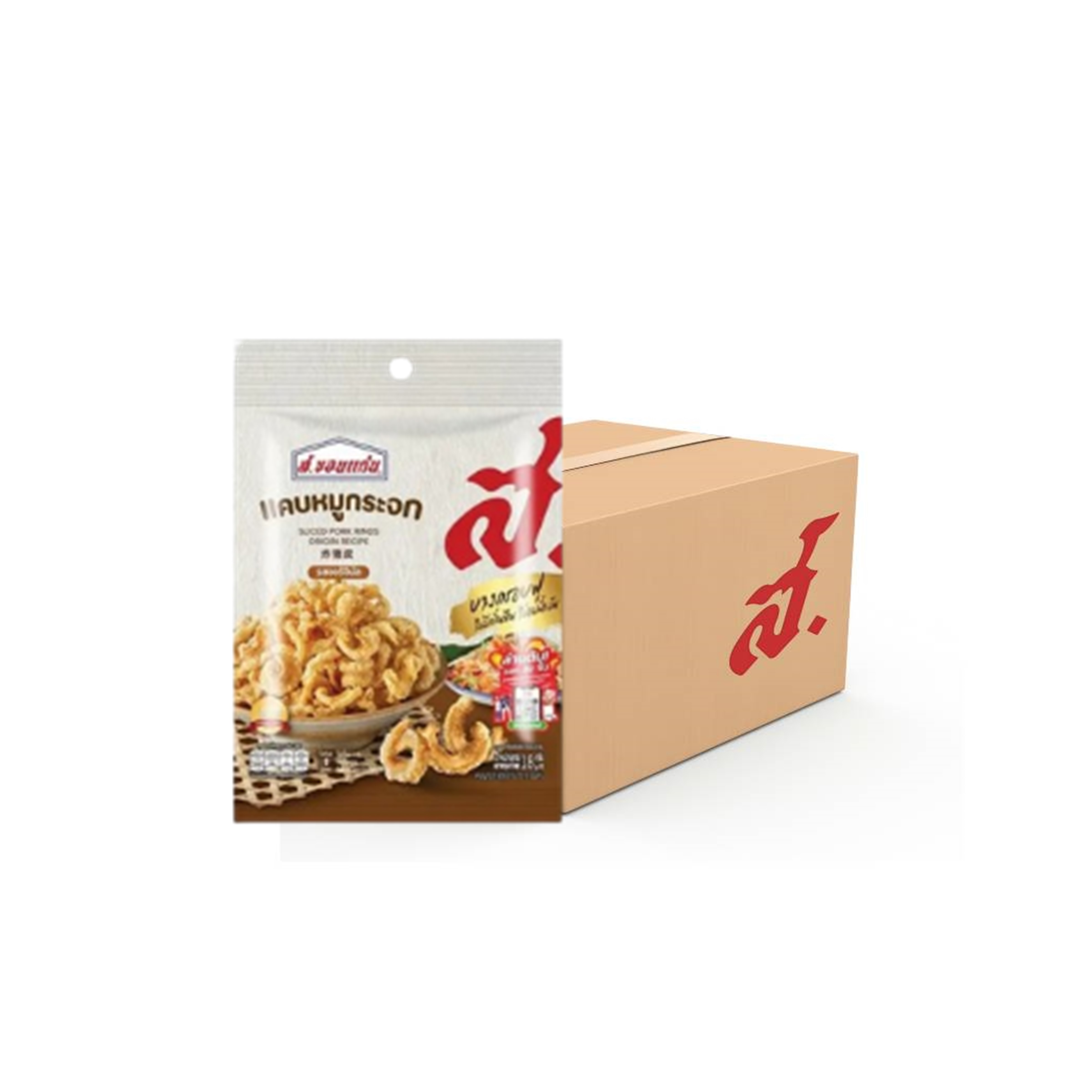 S.KHONKAEN Sliced Pork Rinds Original Recipe 18 g x 36