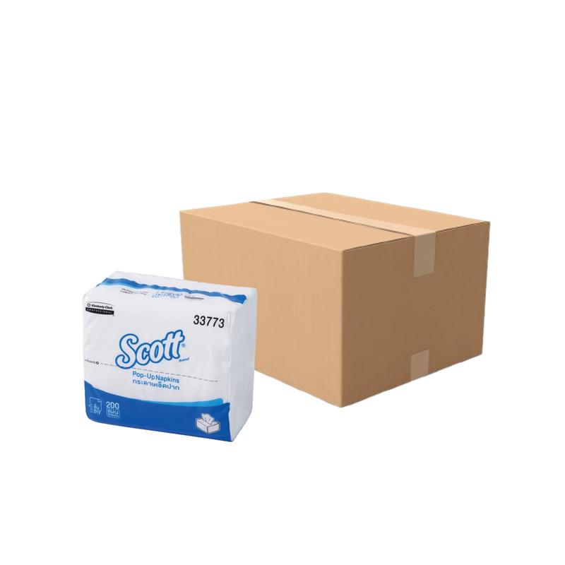 SCOTT Pop-Up Napkin 9.6 x 18.8 cm 60 Packs x 2