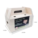 Thumbnail 3 of Matapat กล่องใส่ผลไม้ (กล่องเบอร์3) กล่องเจาะรู กล่องใส่มะยงชิด กล่องใส่ขนม Take Home Box บรรจุ 10ใบ/แพ็ค