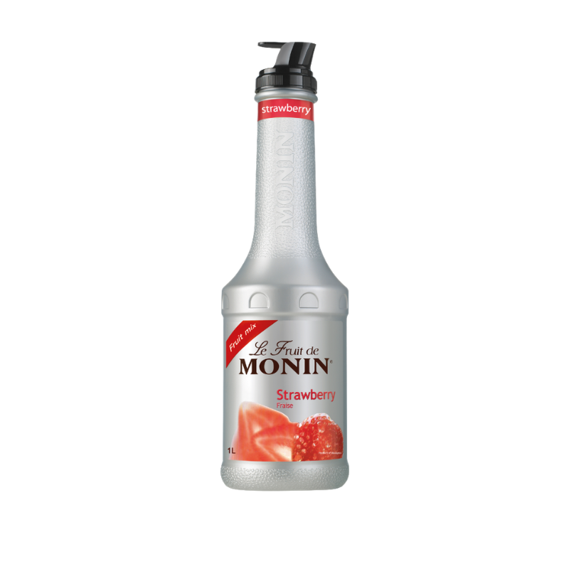 Monin Strawberry Fruitmix 1000 Ml. | โมนิน สตรอว์เบอร์รี ฟรุ๊ตมิกซ์ 1000 มล.