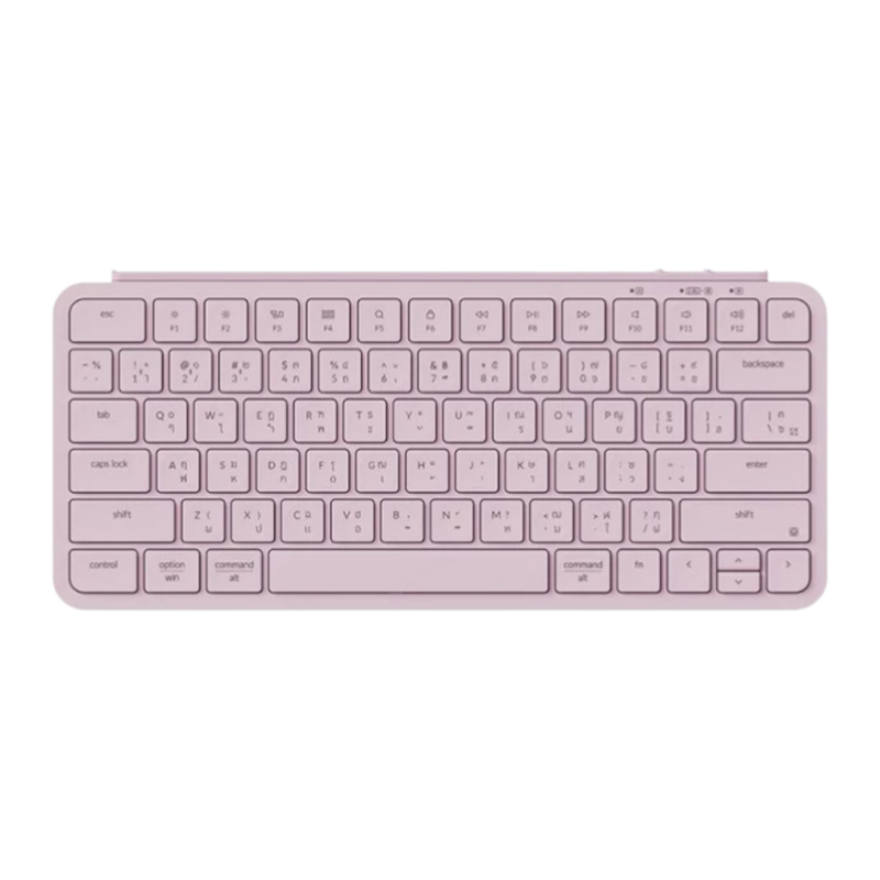 WIRELESS KEYBOARD (คีย์บอร์ดไร้สาย) KEYCHRON B1 PRO (BLOSSOM PINK) (SCISSOR SWITCH NON-BACKLIT EN/TH) (B1P-K4-TH)