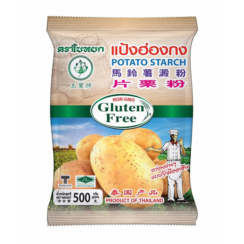 ใบหยก แป้งฮ่องกง ขนาด 500 G.