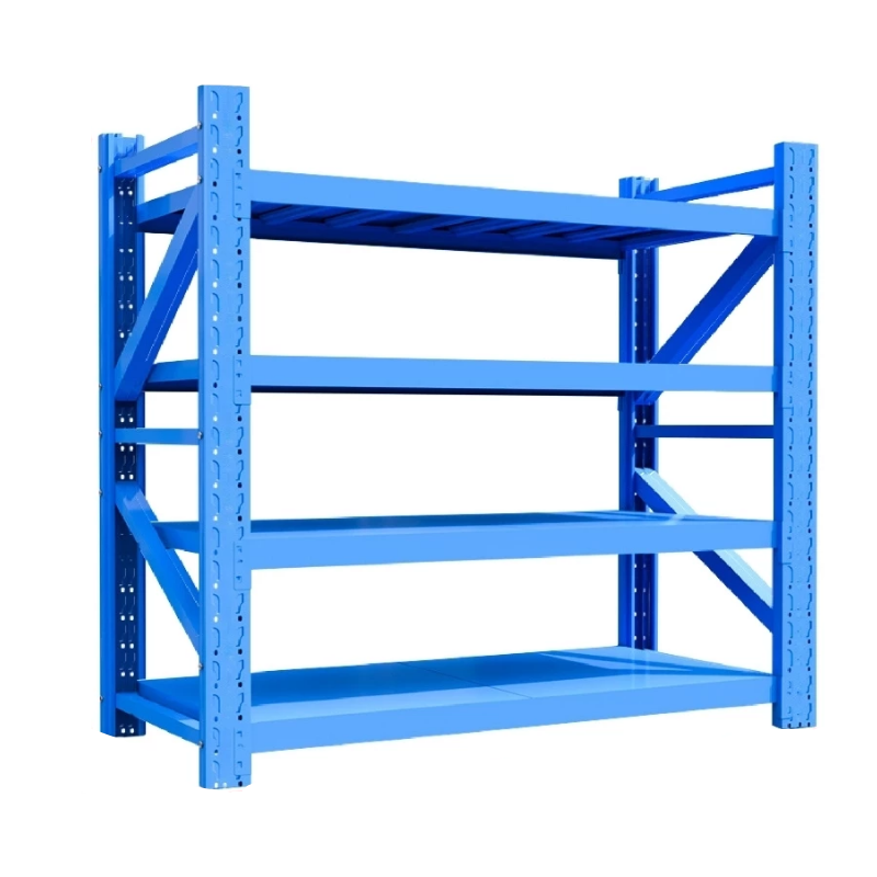 Elife [ส่งฟรี] Warehouse shelf โรงงานขายตรง ชั้นวางของ ขนาดใหญ่ 2เมตร วัสดุทําจากเหล็กหนา แข็งแรง ออกใบกํากับได้ (500 KG/ชั้น ฟ้า)