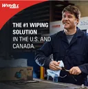 Thumbnail 3 of WYPALL X80 Wiper - Code 94102 - Multi-Purpose Heavy Duty Wiping Cloths - Made with Pulp Fiber and Polypropylene - Quarter-Folded - Sheet Size 28 x 35 CM. - White - 4 x 70 Sheets