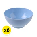 Thumbnail 1 of เอโร่ ชามแบ่งเมลามีน ขนาด 3.5 นิ้ว สีฟ้า แพ็ค 6 ใบ