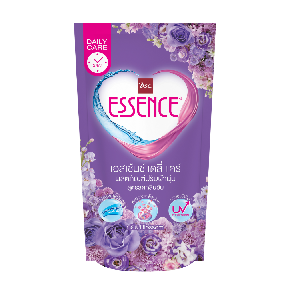 ESSENCE Fabric Softener UV Protection Purple 600 ml x 9