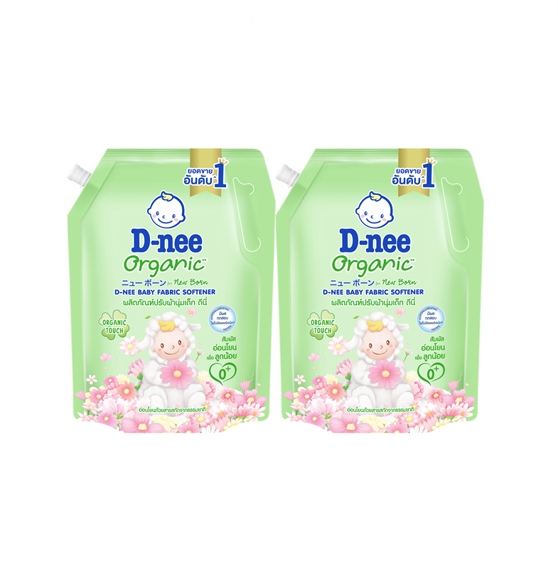 [Pack2] D-Nee Baby Fabric Softener 1,100ml. x2, Green
