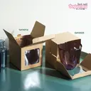 Thumbnail 3 of Boxjourney กล่องใส่แก้วคราฟ 10x10x8.5 ซม. (50 ใบ/แพค)