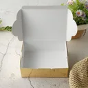 Thumbnail 3 of Quickpack - กล่อง Snack/จัดเบรค สีทอง (M) ขนาด 12x16x6cm – 20 กล่อง