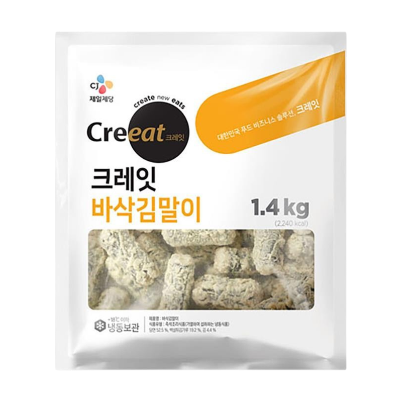 CJ CREEAT FRIED CRISPY GIMMARI 1.4KG (25G x 56EA)