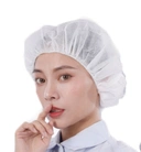 Thumbnail 2 of กัปตันแบล็กแบ็ค หมวกตัวหนอน หมวกคลุมผม ชนิดหนา สีขาว x 100 ชิ้น จำนวน 2 แพ็ค